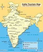 India Tourist Map