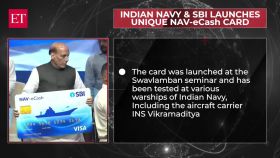  Indian Navy & SBI launches unique NAV-eCash card for online & offline transactions 
