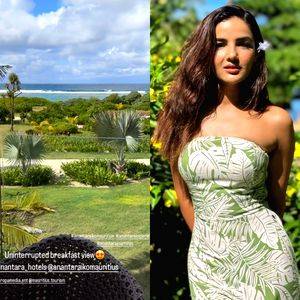 Jasmine Bhasin drops 'uninterrupted breakfast view' from her Mauritius vacation