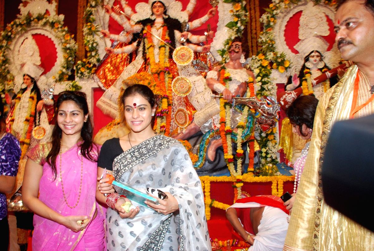 Durga Puja with Kajol
