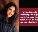 Kajol says her patience is like a gift card: 'Not sure how much is
 left on it'