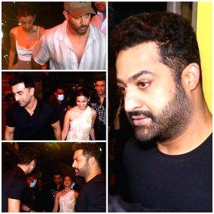 NTR Jr, in Mumbai for 'War 2' shoot, bonds with KJo, Ranbir, Alia, Hrithik