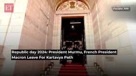  R-day 2024: President Murmu, French President Macron at Kartavya Path 