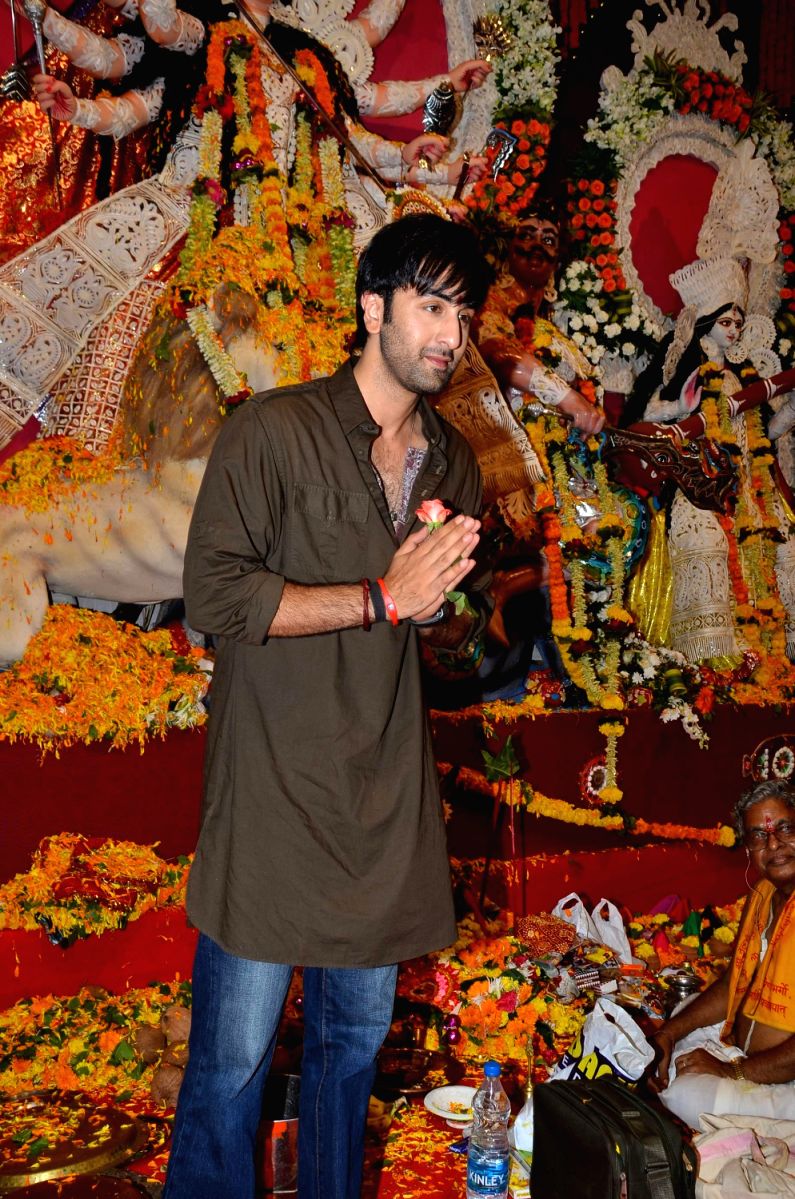 The Besharam Lad made his presence felt at the Puja
