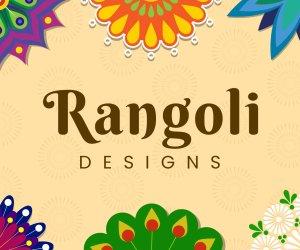 Simple Rangoli Designs without dots
