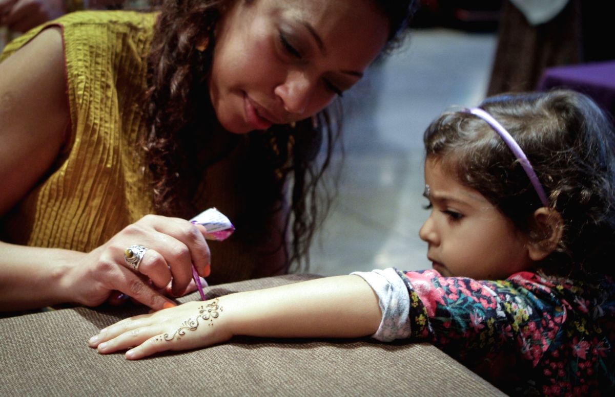 The first Mehendi !