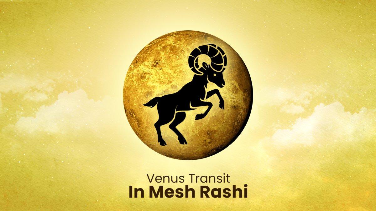 Venus Transit in Mesh rashi